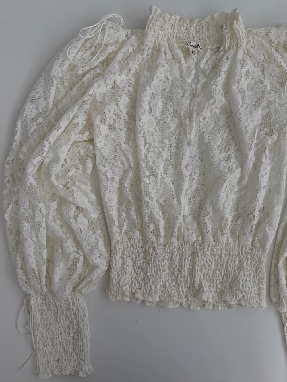 For Love and Lemons x Victoria’s Secret Lace Violetta Lace Top - Picture 5 of 12
